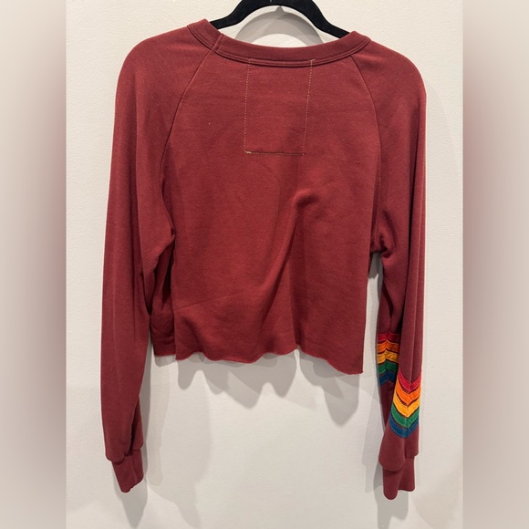 Aviator Nation crop sweatshirt, size, medium - Picture 4 of 4